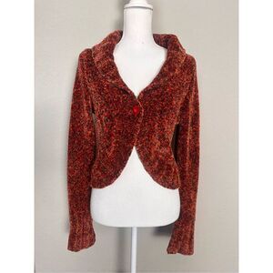 Y2K 90’s Style Multicolor Knitted Cardigan CB Design Medium hole